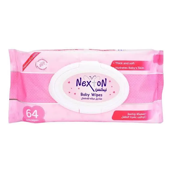 Nexton Baby wipes 64 pcs (نیکسٹن بیبی وائپس)